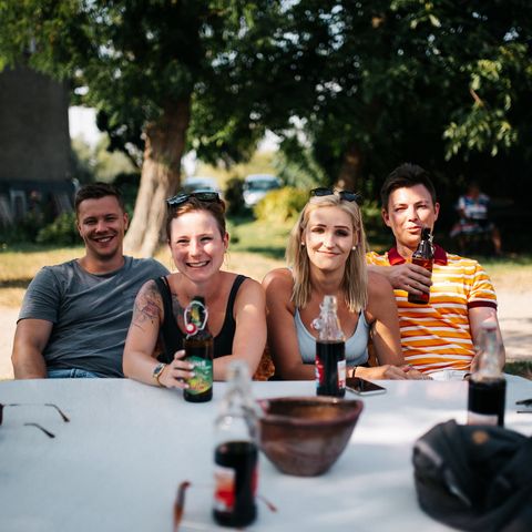 Gartencafé bei Fischer Schröder in Strodehne