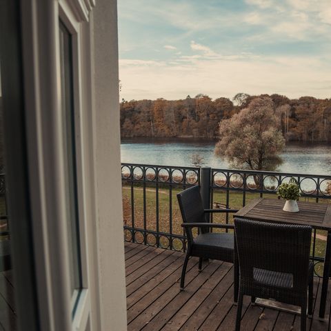 Landgut Stober - Terrasse mit Seeblick