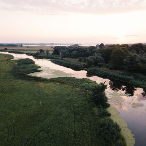 Sonnenaufgang über der Gülper Havel Westhavelland