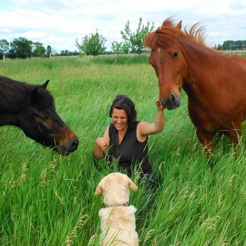 Sonja Hermann vom Bed und Breakfast "Fuchs und Hase" in Ribbeck