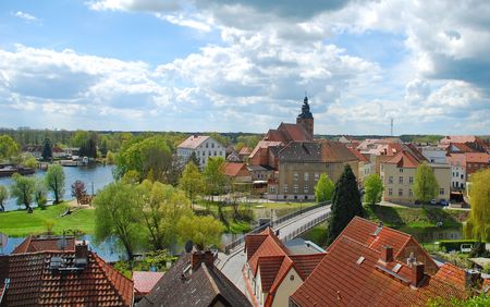 Blick auf die Hansestadt Havelberg